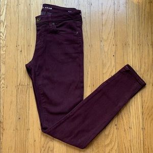 Alex Skinny Merlot Jeans